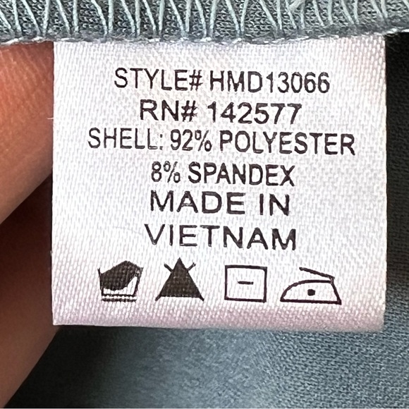 NWT HAUTE MONDE Velvet-Like Pleated Puff Shoulder Sheath Dress—SZ. XL - Picture 6 of 10